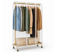 Kelvenix 4ft Clothes Storage Bags for Hanging in Clear Kelvenix Clear