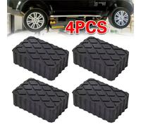 Kelvenix 4Pcs Ramp Jacking Rubber Blocks in Black | Size: 10000mm x 520mm Kelvenix Black 10000mm x 520mm