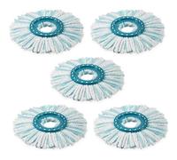 Kelvenix 5Pcs For Leifheit Clean Twist Disc Mop Head in White | Size: 0.6m2 Kelvenix White 0.6m2
