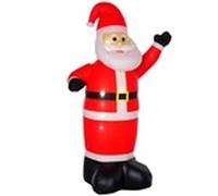 Kelvenix 8ft Tall Santa Claus Xmas Decoration Airblown Yard LED Light in Red Kelvenix Red