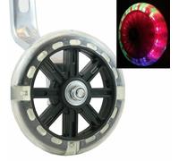 Kelvenix Bicycle LED Training Wheels Stabilisers in Black | Size: 0-12 m Kelvenix Black 0-12 m