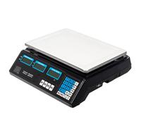 Kelvenix black 40 kg Digital Electronic Valuation Scale | Size: 0.6m2 Kelvenix Black 0.6m2