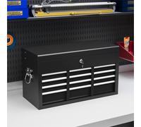 Kelvenix Black-6 Drawer Tool Chest, Lockable Metal Tool Box in Black | Size: 500mm Kelvenix Black 500mm