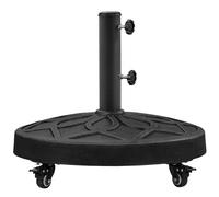 Kelvenix black Parasol Base with Wheels Retro Rolling | Size: 0.6m2 Kelvenix Black 0.6m2