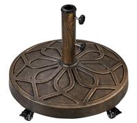 Kelvenix bronze Parasol Base with Wheels Retro Rolling | Size: 0.6m2 Kelvenix Bronze 0.6m2