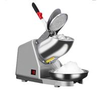Kelvenix Electric Ice Crusher | Stainless Steel Shaved Ice Machine in Silver | Size: 30 cm x 30 cm x 34 cm Kelvenix Silver 30 cm x 30 cm x 34 cm