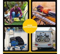 Kelvenix Heavy Duty 12X Elastic Bungee Cords Hooks, Mix Size Kelvenix Multicolor