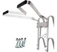 Kelvenix Ladder Stand-Off V-shaped Downpipe - Ladder Accessory Easy Fitting in Silver Kelvenix Silver