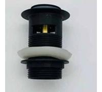 Kelvenix Matt Black Basin Push Button Waste Click Kelvenix Black