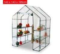 Kelvenix New Greenhouse Grow Walk In Plastic Plant Vegetables in Clear Kelvenix Clear