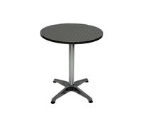 Kelvenix Round Aluminium Tables, Cheap Cafe Tables in Silver | Size: 0.6m2 Kelvenix Silver 0.6m2