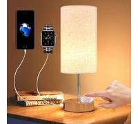 Kelvenix Touch Control Bedside Lamps, 3-Way Dimmable Table Lamp in Beige Kelvenix Beige