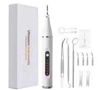 Kelvenix Ultrasonic Teeth Cleaner Tartar Remover In White White 1