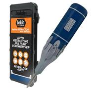 Kelvin Tools Retractor Auto Advance - Automatic Multi-Bit Screwdriver, 6-in-1 Autoloader Tool with Spring-Loaded Lock System, Compact Multitool for Men and Women, Made in North America