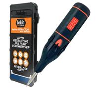 Kelvin Tools Retractor Auto Advance - Automatic Multi-Bit Screwdriver, 6-in-1 Autoloader Tool with Spring-Loaded Lock System, Compact Multitool for Men and Women, Made in North America