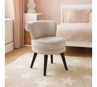 kelvra velvet kids chair in mink