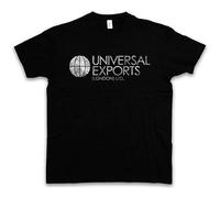 KEMANG Universal Exports T-Shirt James Sign Company Logo Company Mi6 London Bond Shield Black L