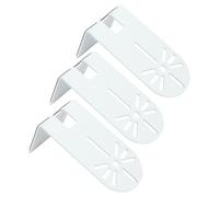 Kemcatui 3Pcs Camera Shelf Wall Mount, 3.6 Inch Camera Floating Holder White Adhesive Surveillance Bracket