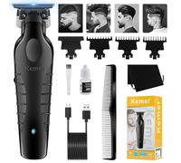 KEMEI 2299 Trimmer, Professional Hair Clippers for Men, Cordless Zero Gap T-Blade Hair/Beard Trimmer, Electric Barber Trimmer, USB Rechargeable Up to 180 Min Usage
