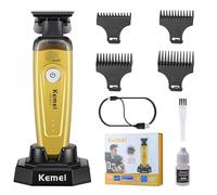 KEMEI 90-5 Hair & Beard Trimmer for Men, Zero Gap DLC Blade