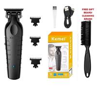 Kemei Barber Cordless Hair Trimmer KM-2299A – 0mm Zero Gapped Carving Clipper