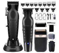 KEMEI Professional Hair Clippers, Hair/Beard Trimmer, Eletric Shaver Set for Men, Cordless Beard Trimmer, Rechargeable Barber Clippers, USB Fade Clipper Haircutting Kit, KM-2299, KM-2296, KM-2024