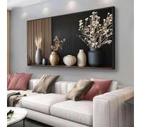 KEMEIQI Modern Abstract Print Wall Art Retro Canvas Painting for Living Room Large Size Canvas Poster for Bedroom Decorative 40x80cm Frameless