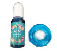Kemelo Crystal Epoxy Pigment Uv Resin Dye Diy Jewelry Colorant Art Craft Coloring Decor,Resin Pattern,Peacock Blue