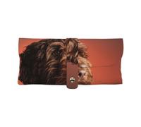 KemEng Adorable Cockapoo Dog, Soft Eyeglasses Bag Anti-Scratch Spectacles Sleeve Portable Eyewear Case Pu Leather Sunglasses Case