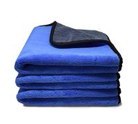 Kemes Microfibre Cleaning Cloths Car 3 PCS 500GSM 30x30CM Motorcycle Washing Drying Polishing