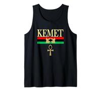 Kemet T-Shirt Ancient Egyptian Tee with Pan-African Flag Tank Top