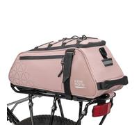 KEMIMOTO 2-in-1 Bicycle Rear Pannier Rack Bag - 8L Water Resistant Pannier Rack Bag for Commuter & Short Trips with Shoulder Strap, Carry Handle & Multiple Compartments