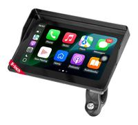 KEMIMOTO 5'' Motorcycle Display Compatible with CarPlay & Android Auto IP67 | Auto brightness, glove-friendly touchscreen, wireless phone connection and magnetic quick release for convenient riding