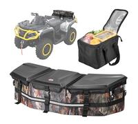 KEMIMOTO ATV Cargo Bag, ATV Bed Box 50L Front Bag Rear Rack Toolbox Trunk Cooler Bag Compatible with Can-am X3 Outlander Renegade 500/800/570/850/650/1000/MAX 500, Replace OEM #715002923 (Camo)