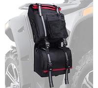 KEMIMOTO ATV Fender Bag, 130% Larger Waterproof Rear Storage Bags with Drink Holder, Detachable ATV Gear Bag Compatible with Polaris Sportsman Scrambler FourTrax Can Am Grizzly Cfmoto Kawasaki Yamaha