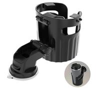 KEMIMOTO Cup Holder, Reusable Drink Cup Holder with Tongue Depressor, Universal Anti-Spill Drink Fold Suction Car Drink Stand for Car, Boat, Desk, Surfboard