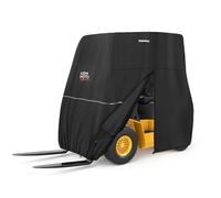 KEMIMOTO Forklift Cover, Side Zippered Easy to Get Items Hatch Heavy Duty 420D Oxford Compatible with Forklifts Up to 8000Lb Water-Resistance Fork Truck104.3"L*49.2"W"*80.3"H Outdoor Industrial Truck
