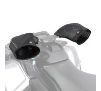 KEMIMOTO Snowmobile Handlebar Gloves, Universal ATV Muffs with Thick Inner Fleece Compatible with Polaris, Skidoo, Arctic Cat, Winter Handlebar Gauntlets for Scooter Motorcycle (Black)