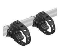 KEMIMOTO Type B Shovel Holder Rubber Clamp Grip Mount Kit Fits 1"-1.5" Diameter Tools, Clamps Mount For 0.75"-1.5", 1.675"-2.25" Mounting Bar Tube Tool Grip Quick-Release