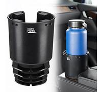 KEMIMOTO Universal Cup Holder Expander - Fits Hydro Flask, Yeti, Bottles 18-40oz - for Car, Golf Cart, RV, Truck, UTV