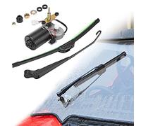 KEMIMOTO UTV Electric Windshield Wiper Motor Kit For Most UTV Compatible with Can Am Defender Pro Compatible with Mule Teryx 16" 12V Wiper Blade