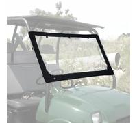 kemimoto UTV Front Windshield Compatible with Kawasaki Mule 3000 2001-2008 Mule 2500 1994-2005 Compatible with Polaris Ranger 2002-2008 Waterproof Soft Front Window