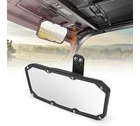 Kemimoto UTV Rear View Mirror Center Mirror Compatible with Polaris Ranger 500 570 900 XP 1000XP Crew 2017-2023, Require Factory Drop Down Mounting Tab