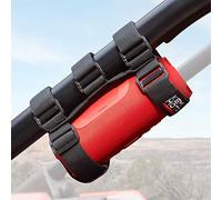 Kemimoto UTV Speaker Mount, Adjustable 2 Strap Style Roll Bar Holder Compatible with UTV Polaris RZR Can Am Kawasaki Bike Speaker Water Bottle Mount, Compatible with JBL Pulse Charge 3