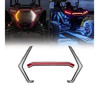 KEMIMOTO XP 1000 Fang Lights Accent Light Kit - Front/Rear, IP67 Front Turn Signal Light and Center Taillight Compatible with Polaris RZR XP 1000 Turbo # 2884053# 2884871 2019 2020 2021 2022 2023
