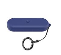 Keminsung case Compatible with Nothing Ear (Open) Cover Wireless Earbuds Silicone Material Shockproof Unique Portable Protective Cover with Carabiner (Blue)
