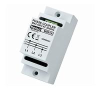 Kemo M091A Phase Coupler for Powerline Products for DIN Rail Mounting Connects all 3 internal mains phases capacitive for transfer rates up to 650 Mbit