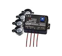Kemo M094N Marten Stopper Scares with Strong, Pulsating Ultrasonic Sounds Martens and Other Rodents With 4 Speakers For Distribution From Engine Compartment Pantry Room Basement Attic
