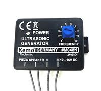 KEMO Ultrasonic Signal Generator Module - Rotary Switch, Automatic Operation, 15V DC, <50mA, 8-40kHz, 60x45x29mm