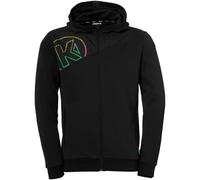 Kempa BACK2COLOUR Men's Hooded Jacket Training Jacket Handball Sweatshirt with Hood for Men and Children Black